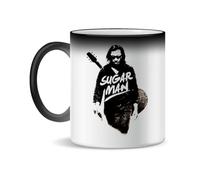 Forsca Sixto Rodriguez Sugar Man Ceramic Tea and Coffee Mug, 300 ml, Magic White Pink Black 330 ml
