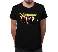 Forsca The Communist Party Men's Classic Crew Neck T-Shirt, Black, S