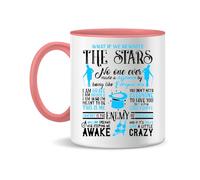 Forsca The Greatest Showman Best Quotes Ceramic Tea and Coffee Mug 330ml Magic White Pink Black 330ml