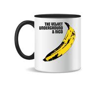 Forsca Velvet Underground And Nicko Banana Ceramic Tea Coffee Mug 300ml Magic White Pink Black 330ml