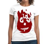 Forsca Wilson with Cast Away, Ball Women's Classic Short Sleeve Crew Neck T-Shirt Blanco, white, L
