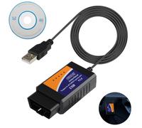 Forscan ELMconfig OBD2 Adapter USB Scanner OBDII Car Diagnostic Scan Coding Tool with MS-CAN/HS-CAN Switch for Ford for Lincoln Mazda Mercury Series Vehicles