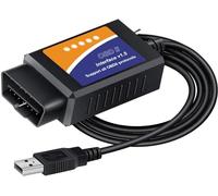 Forscan ELMconfig OBD2 Adapter USB Scanner with MS-CAN/HS-CAN Switch, Professional OBDII Diagnostic Scan Tool for Ford and Mazda