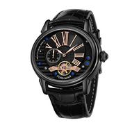 FORSINING Men Waterproof Mechanical Big Face Automatic Tourbillon Fashion Wrist Watch