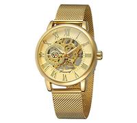 FORSINING Men's Analog Mechanical Hand-Wind Classic Watch with Stainless Steel Bracelet