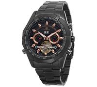 Forsining Men's Automatic Stainless Steel Steampunk Tourbillon Day Calendar Wristwatch FSG340M4B1