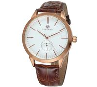 FORSINING Men's Business Wristwatch Hand Wind Analog Dial Casual Leather Band Watch