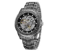 FORSINING Men's Luxury Skeleton Wrist Watch Mechanical Watch for Men Waterproof Engraving Wrist Watch