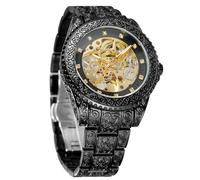 FORSINING Men's Skeleton Engraving Watch Automatic Watch for Men Vintage Self Winding Wrist Watch