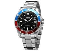 FORSINING Men's Vintage Automatic Selfwind Stainless Steel Bracelet Collection Watch with Dots