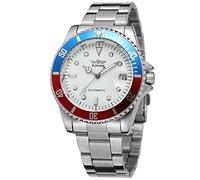 FORSINING Men's Vintage Automatic Selfwind Stainless Steel Bracelet Collection Watch with Dots WRG8066M4T7