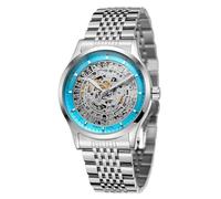 FORSINING Mens Watch Mechanical Movement Skeleton Business Watch 3ATM Waterproof Chronograph Self Winding