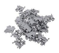 Forspero 50Pcs Uk2.5B/Uk3N/Uk5N Guide Rail Terminal Block 0.2-2.5M? 32A 800V Connector Terminal - UK5N