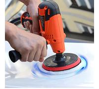 Forspero 800W 125MM Electric Car Polisher Buffer Sander Waxing Tools Kit Adjustable Speed