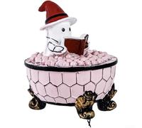 ForSpirit Bubble Bath Lamp Resin Decorative Lighting Designed for Halloween and Christmas Bathroom Enhancing Bath Experience (Pink Version)