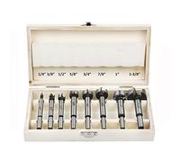Forstner Bit Set 8Pcs - HPHOPE Forstner Bits for Wood, Wood Drilling with Storage Case