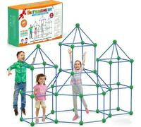 Fort Building Kit For Kids, 140 Pcs Educational Toys Play Sets, Den Building Kit For Kids 4-8, Playhouse Toy, Creative Construction Set, DIY Tunnels And Playtent, Stem Castles For Gift Boy Or Girl