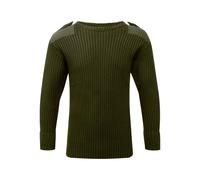 Fort Men's 120 Crew Neck Combat Jumper, Olive Green, Size 2X-Large UK