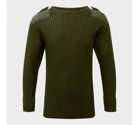 Fort Men's 120 Crew Neck Combat Jumper, Olive Green, Size 3X-Large UK