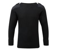 Fort Combat Crew Neck Jumper Unisex Black - Large