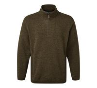 Fort Easton Pullover Quarter Zip Work Fleece, Green, L UK