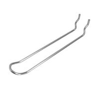 Fort Fasteners 200mm Pegboard Hook - Loop Bzp Peg Hook For Garage, Kitchen, Tools (8 Inch) - 24 Hook