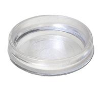 Fort Fasteners Castor Cups, Large Od 65mm (2.5/8 Inch) Clear Premier 4 Castor Cups