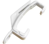 Fort Fasteners Curtain Rail Gliders to Fit Drape Extra, Valance, Lux Track White Maxi 15 Gliders