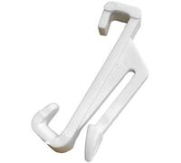 Fort Fasteners Curtain Rail Gliders to Fit Harrison Superwhite Track White Midi 8 Gliders