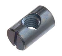 Fort Fasteners Furniture Barrel Nuts M6 x 14mm Bzp Premier 6 Nuts