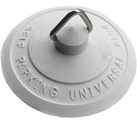 Fort Fasteners Jilton Type Bath - Basin Self Parking Plug Universal 55mm White Premier 4 Plugs