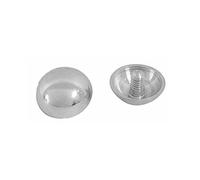 Fort Fasteners Mirror Dome Only 13mm (for Mirror Screws) Polished Chrome, Pack of 100