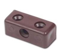 Fort Fasteners Modesty Block Brown Pack of 20