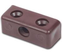 Fort Fasteners Modesty Block Brown Pack Of 50