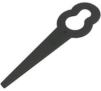 Fort Fasteners Mower Blades - Plastic Clip-On to Fit Qualcast Mowers with Figure of 8 Type Mounting E.g Hoversafe 25/30, Mow -n Trim, Etc. Black Maxi 30 Blades