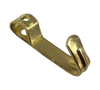 Fort Fasteners Picture Hooks, Single No.1 Small Brassed Midi 30 Hooks