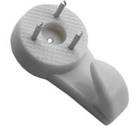 Fort Fasteners Plastic Hardwall Hooks Medium 30mm (1. 3/16 Inch) Off White 20 Hooks