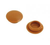 Fort Fasteners Screw Cover Cap Light 10mm Brown Pack of 100