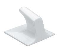 Fort Fasteners Self Adhesive Hooks Large Square 50mm x 50mm White Premier 12 Hooks