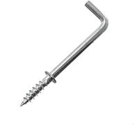 Fort Fasteners Square Dresser Hook Shouldered 19mm (3/4 Inch) BZP Pack of 100