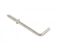 Fort Fasteners Square Dresser Hook Shouldered 38mm (1.1/2 Inch) BZP Pack of 100