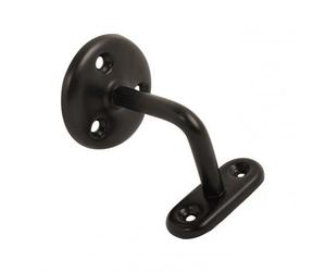 Fort Fasteners Steel Handrail Bracket 2.5 Inch Black Pack of 1