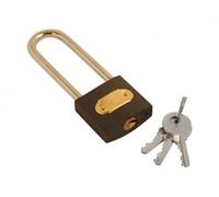 Fort Fasteners® Tri-Circle Padlock Iron Long Shackle 38mm Pack of 1