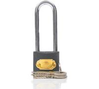 Fort Fasteners Tri-Circle Padlock Iron Long Shackle 38mm Pack of 1