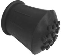 Fort Fasteners Walking Stick Ferrules, 25mm (1 Inch) Black Premier 4 Ferrules