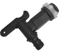 Fort Fasteners Water Butt Tap Plastic Snap Fit Black Premier 1 Tap
