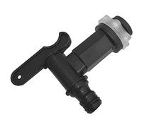 Fort Fasteners Water Butt Tap Plastic Push Fit Black Premier 1 Tap