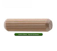 Fort Fasteners Wooden Dowel 12mm x 50mm Pack of 10