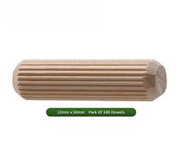 Fort Fasteners Wooden Dowel 12mm x 50mm Pack of 100