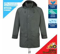 Fort Flex Waterproof Jacket Hood Cap Windproof Silent Durable Lined Hooded Mens